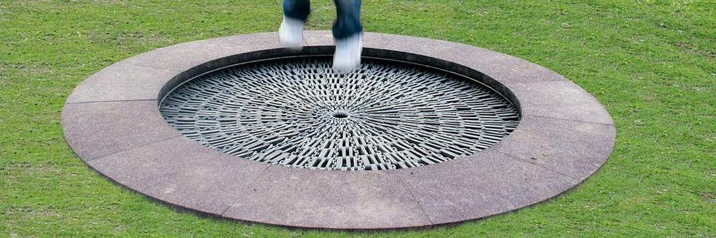 Nedgravde trampoline