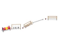 Safari hinderløype 7 deler sett