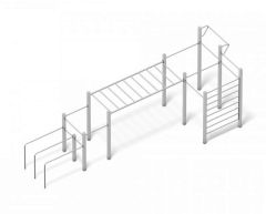 4FCIRCLE® Calisthenics-Stasjon HYPER Crazy Bars