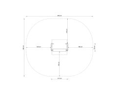 4FCIRCLE Station Fascia Trainer for torso og ben