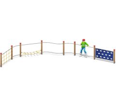 Kiddy Parcour C - 7 deler balanse sett