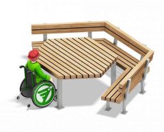 Benkebord sittegruppa Warburg