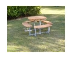 Rund sittegruppa Junior med 4 seter