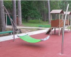 Hengekøye m/ rustfritt stål stolper