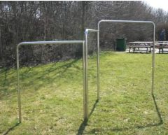 Turnstativ av rustfritt stål i 3 høyder