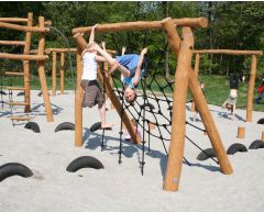 Robinia Galge m/ Tilbøyelige og knyttede tau