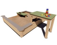 Sandkasse 2,4 x 3,2 m Atanaska