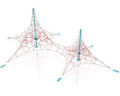 Dobbel 3D klatrepyramide King Rock M 4+6 m