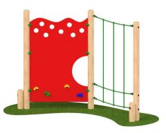 Kombinert klatrevegg