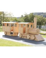 OJ Lokomotiv med passasjervogn