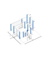 4FCIRCLE® Calisthenics-Stasjon Allround