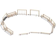 Safari hinderløype 17 deler sett