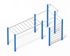 4FCIRCLE® Calisthenics-Stasjon Crazy Bars