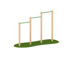 1,5 meter høye stenger for chin-ups