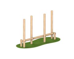 Balansebom med stigning