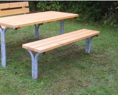 Benk uten rygg Kappa for nedstøpning