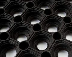 Ringmatte gressarmering (sort gummi)