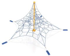 3D femkantet klatrepyramide Eggi 4,5 m