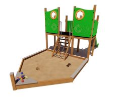 Lekeapparat Sandkasse båt