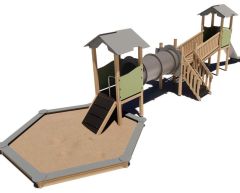 Lekestativ med sandkasse Carlo