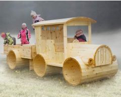 Veteranbil med tilhenger