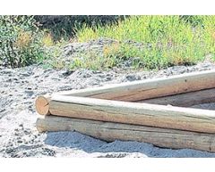 Sandkasse Tostokk 3x3 m