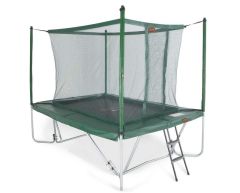 Trampoline PRO-Line 3,1x2,3m med nett og stige